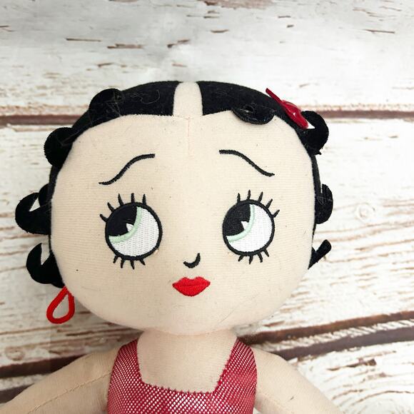 BETTY BOOP Red Dress Plush Doll 16” NWT - Picture 2 of 6